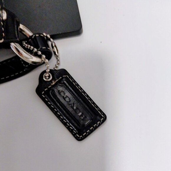 COACH #15477 Small Tartan Penny Flap Bag, Signature Plaid Fabric Patent Leather - Picture 7 of 7